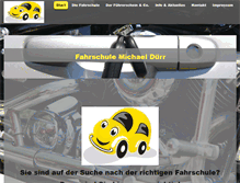 Tablet Screenshot of fahrschule-duerr.de